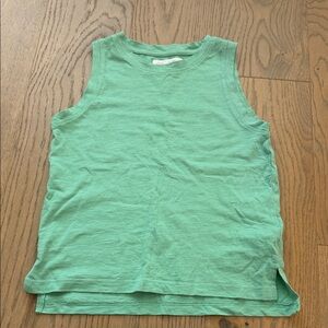 Green Sleeveless Tank Top